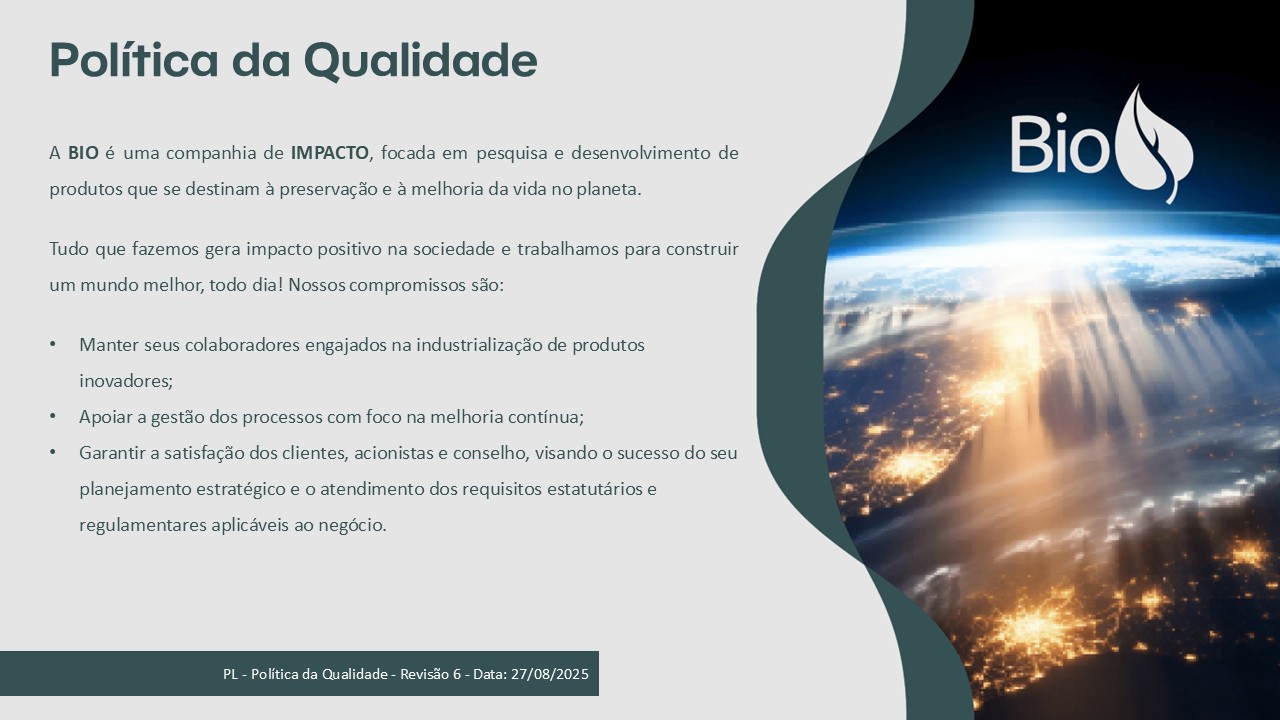 Política de Qualidade